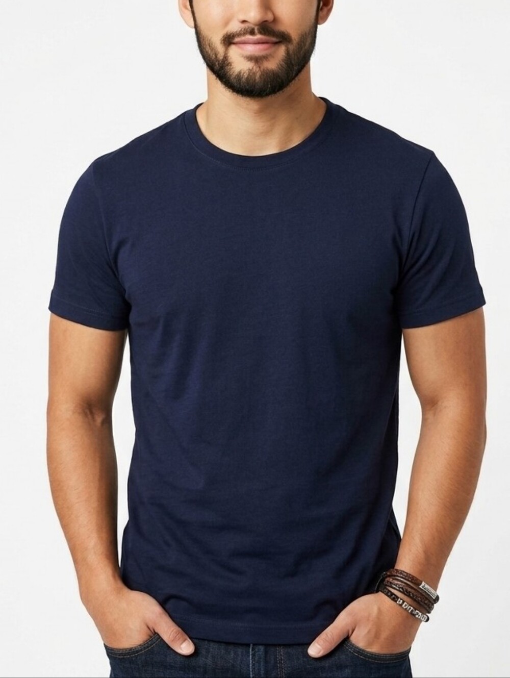 LACOSTE 2 Pack Classic Men's Crew Neck T-Shirt NAVY BLUE Tee AUTUMN BUNDLE SALE